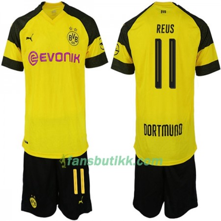 Fotballdrakt Borussia Dortmund REUS 11 Barn Hjemmetrøye 2018-2019 Kortermet